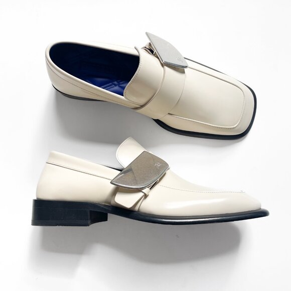 Burberry Men’s Shield Leather Loafer Soap Size EU 40 NEW IN BOX - Picture 7 of 11
